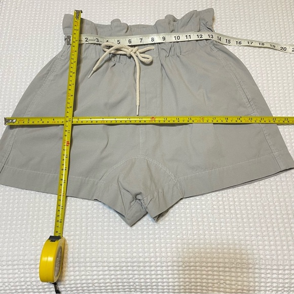 Bassike Canvas Paperbag Shorts in Gray Size 1 S - Picture 7 of 11